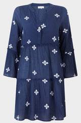 Cristina-Embroidered-Organic-Cotton-Kaftan-Navy-White