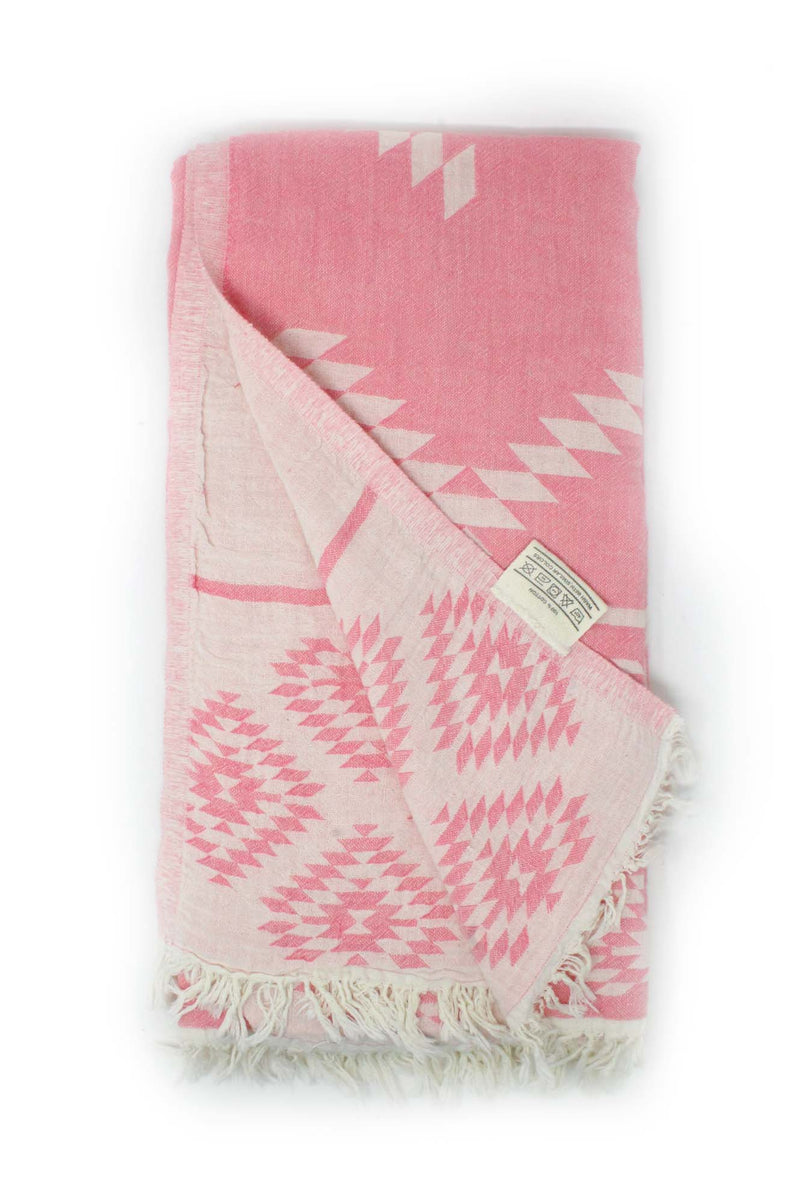 Pestemal Greek Absorbent Towels | Pink