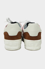 Vintage Effect Star Trainers | Pink/White