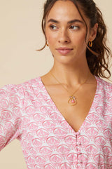 Willow Necklace | Pink Gemstones