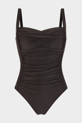 Recycled-Ruched-Swimsuit-Black