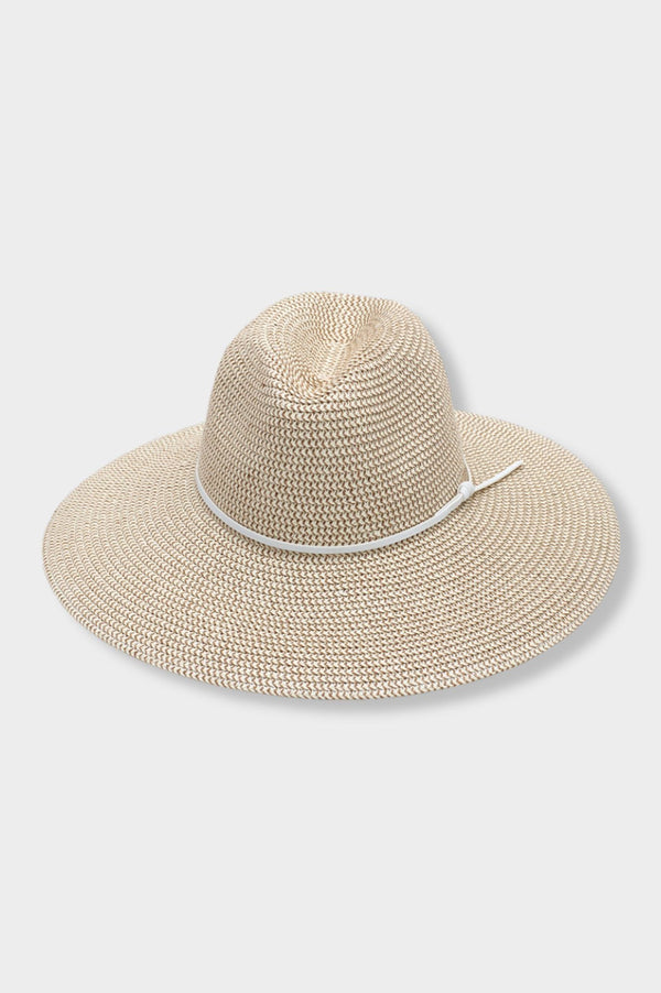 Harper White Tweed Hat | Natural