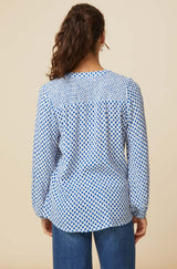 Clea Blouse | Blue