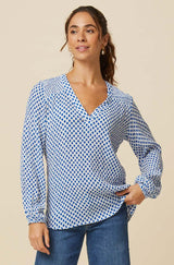 Clea Blouse | Blue