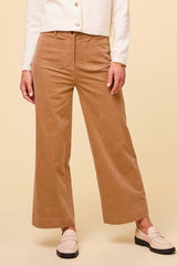 Kendal Cropped Corduroy Trouser | Camel