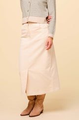 Mallory Corduroy Skirt | Cream