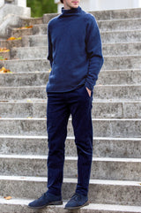 Men's-Cord-Trousers-Navy