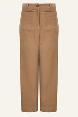 Kendal Cropped Corduroy Trouser | Camel