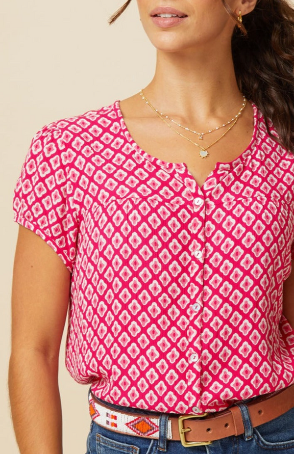 Lisbon Shirt | Cerise/Pink