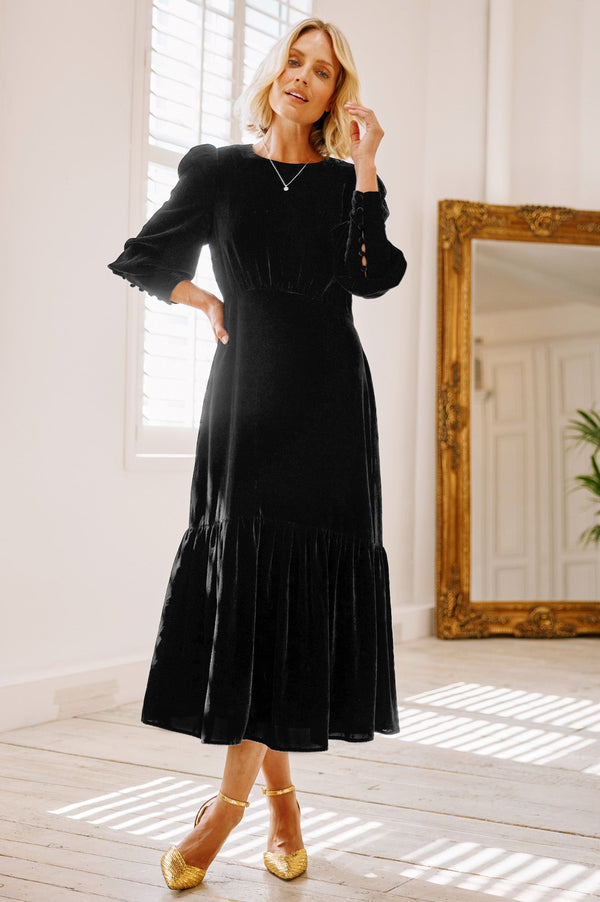 Esme-Velvet-Dress-Black