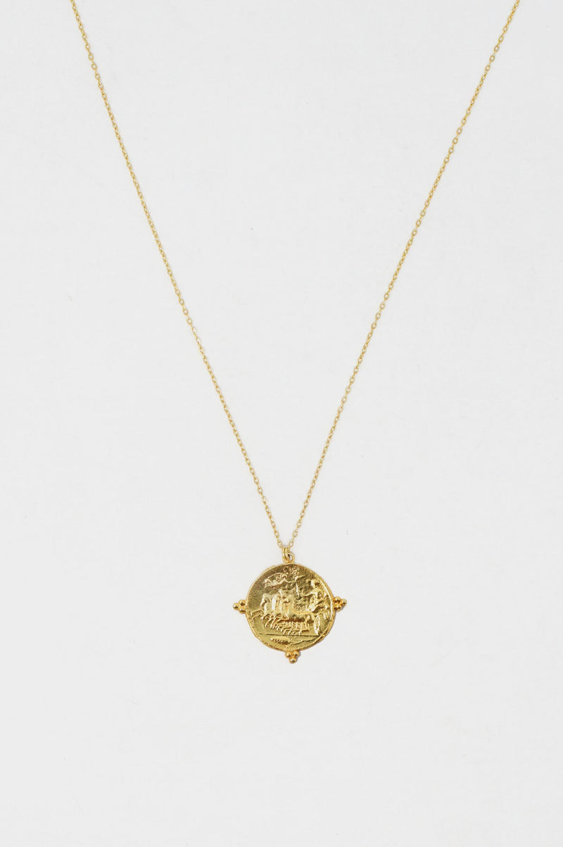 Greek-Long-Gold-Coin-Necklace