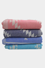 Pestemal Greek Absorbent Towels | Navy