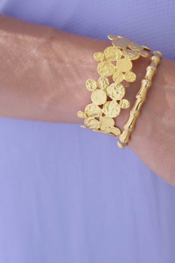 Vada Cuff Bangle | Gold